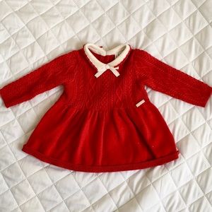 Janie & Jack Red Dress 0-3 Months